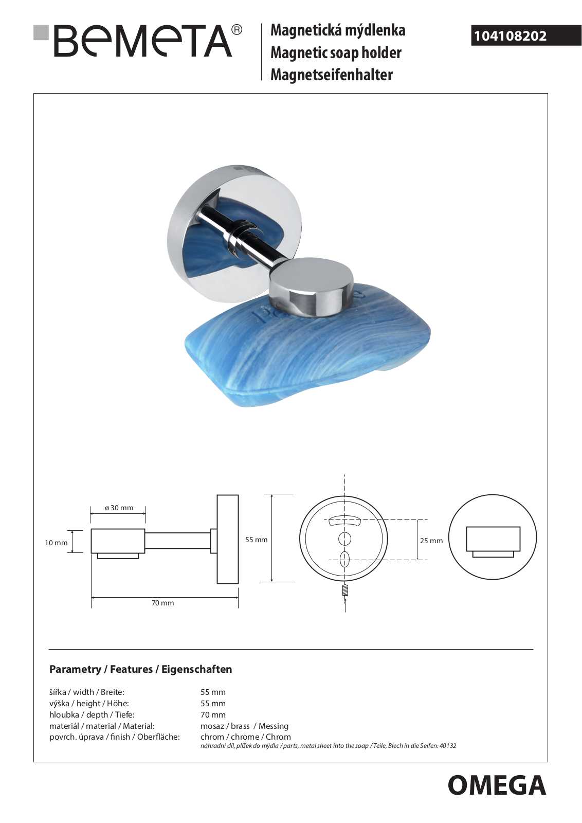 Bemeta Omega 104108202 User guide