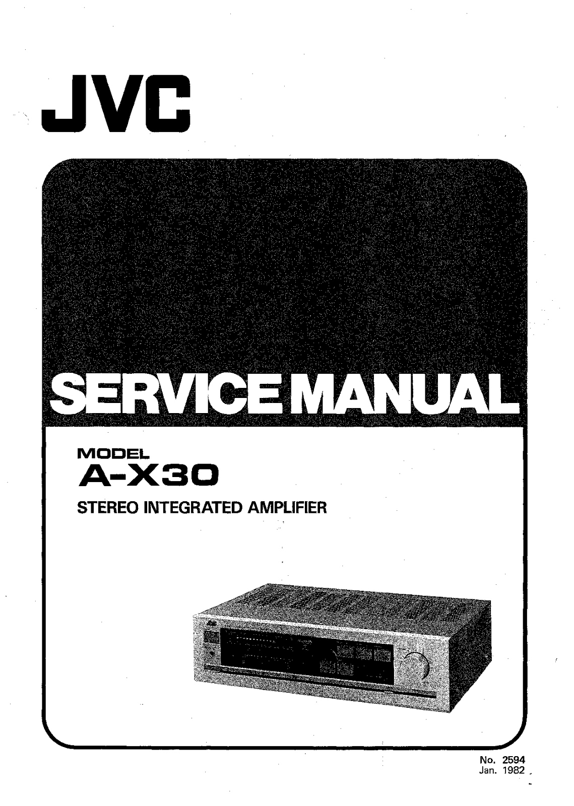 Jvc A-X30 Service Manual