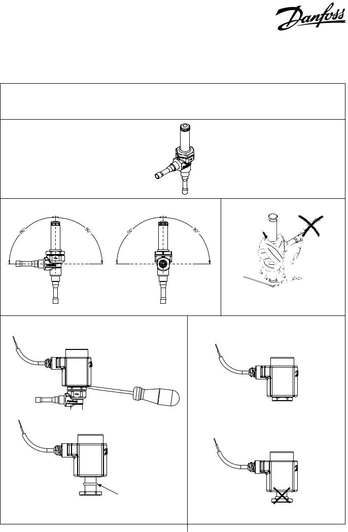 Danfoss EVRP 0.85, EVRP 3 Installation guide