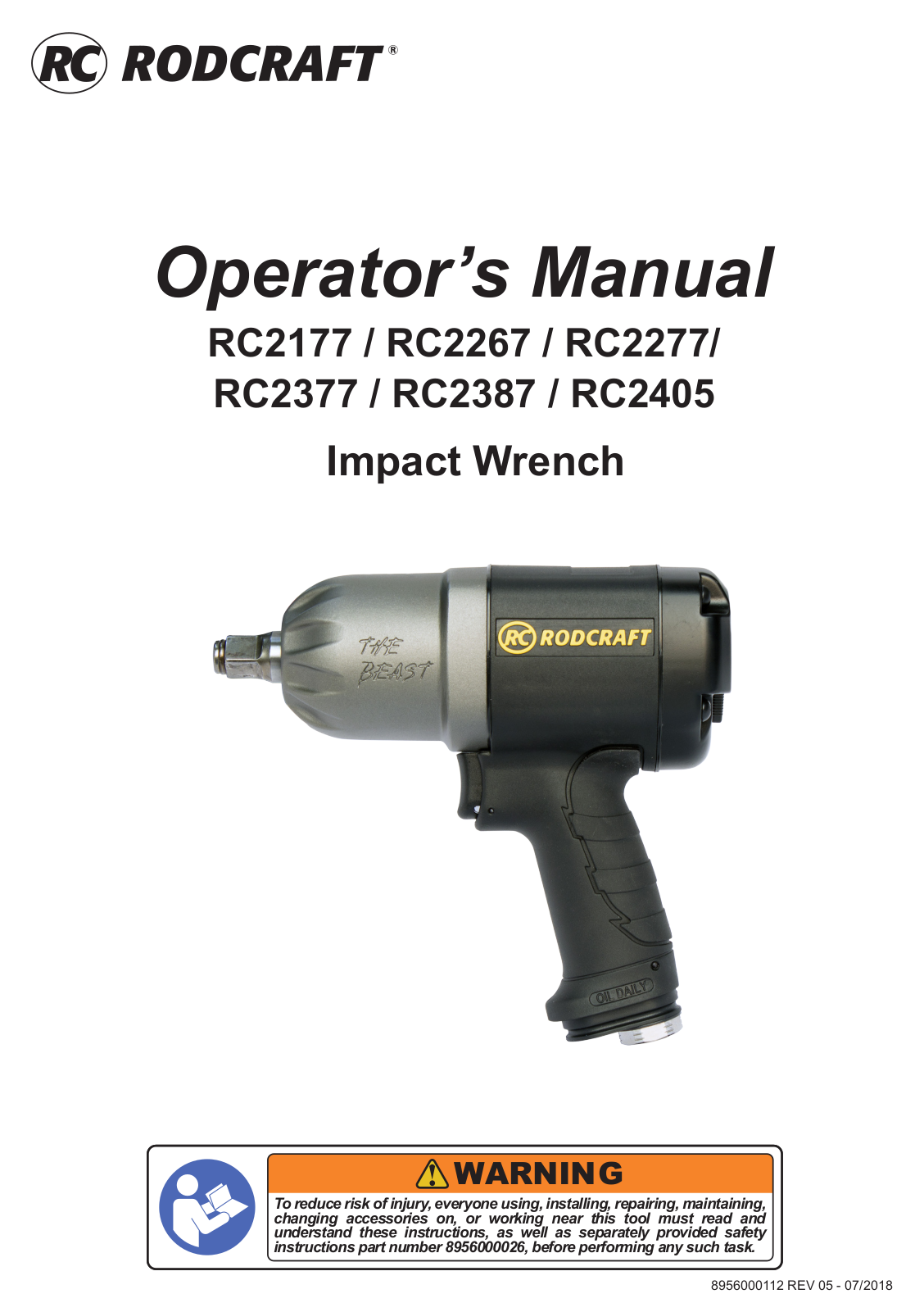 Rodcraft RC2377 User Manual