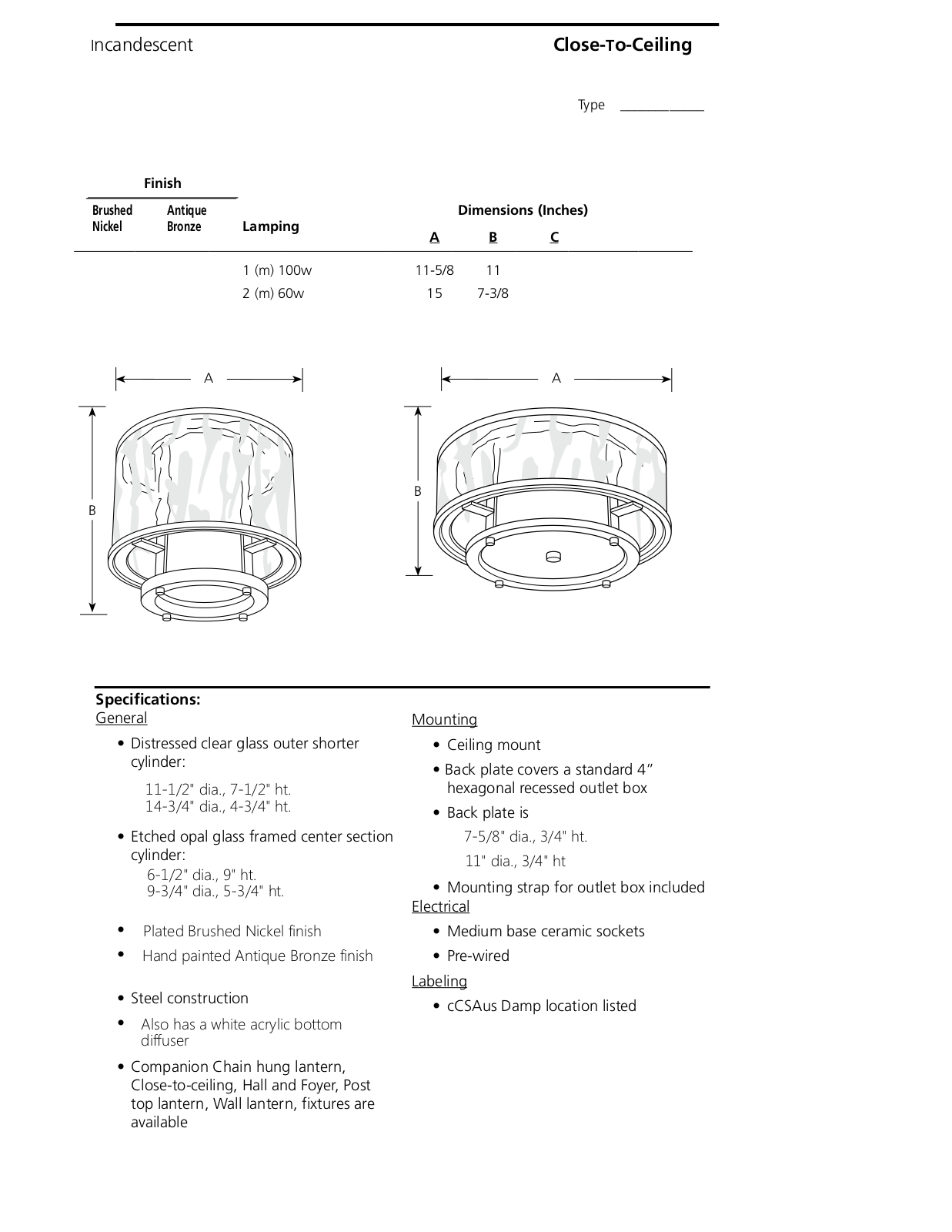 Lark Manor™ W007392425 Specifications - ManualMachine.com
