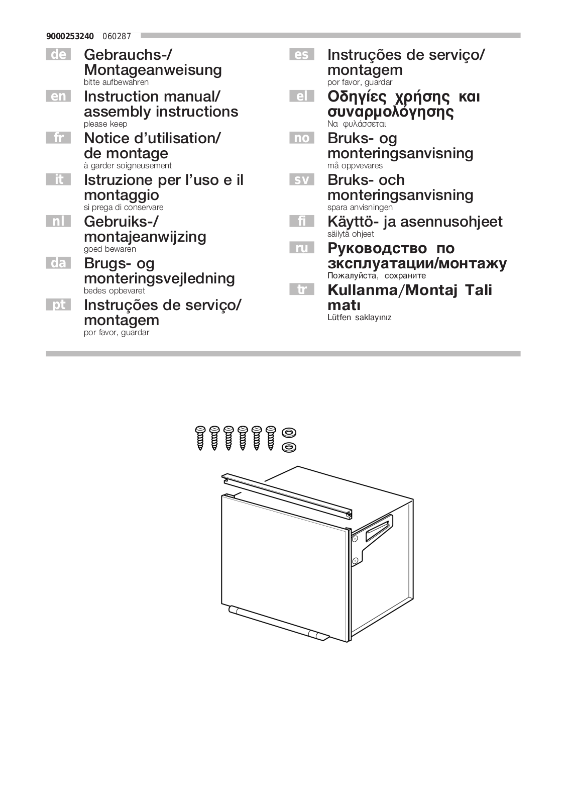 GAGGENAU BF 263 User Manual