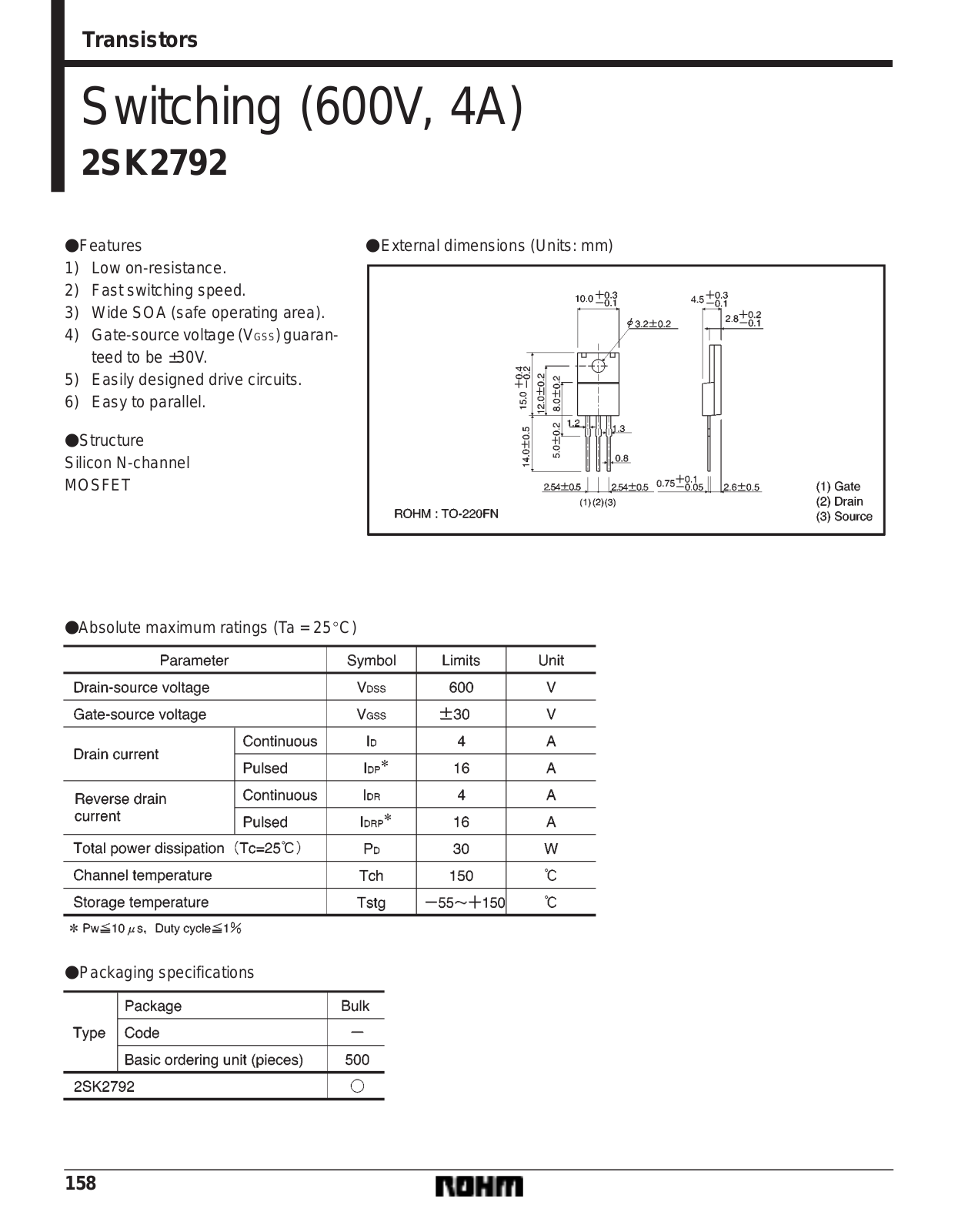 Datasheet 2sk2792 Datasheet - ManualMachine.com