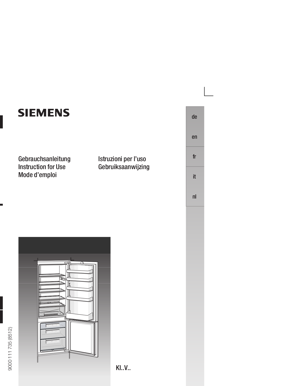 SIEMENS KI38VV20GB User Manual