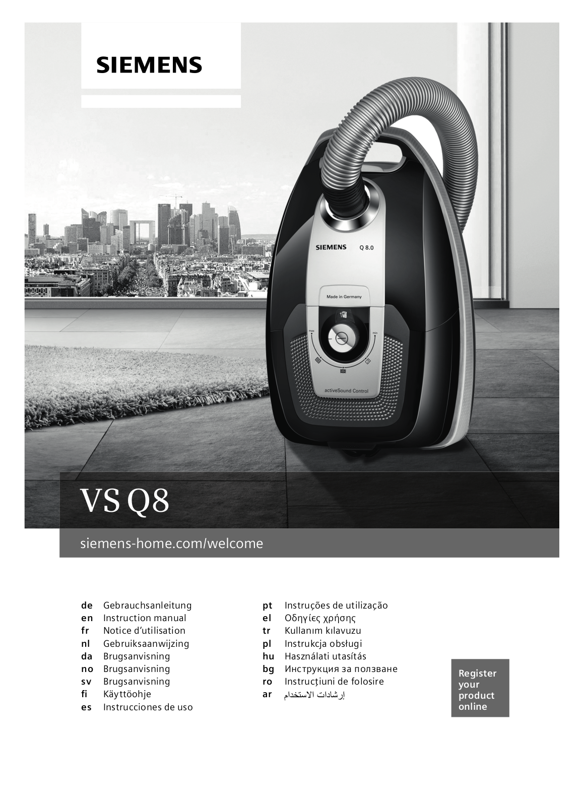 Siemens VSQ8POWER4 User Manual