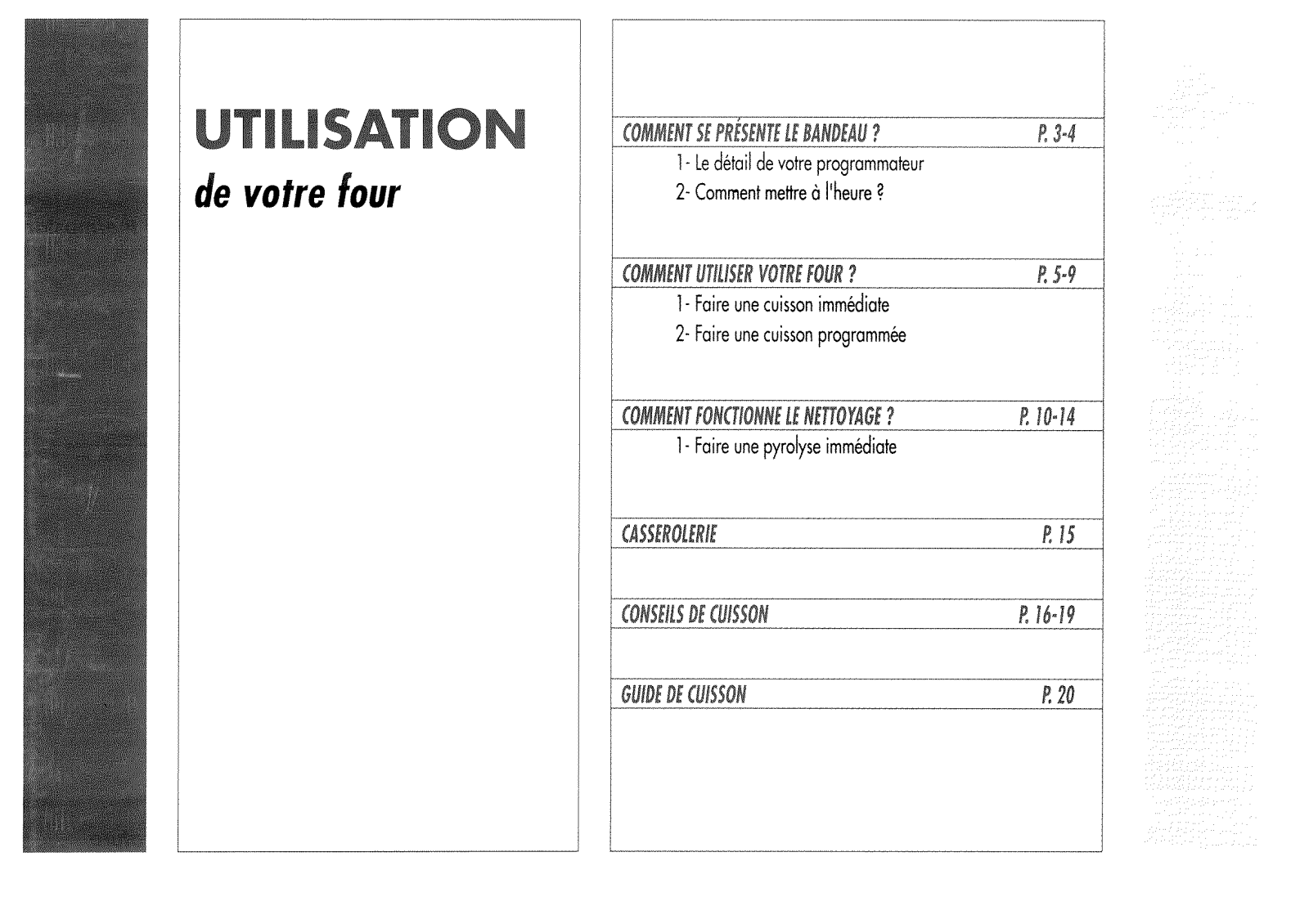 BRANDT FPV392B, FPV392C User Manual