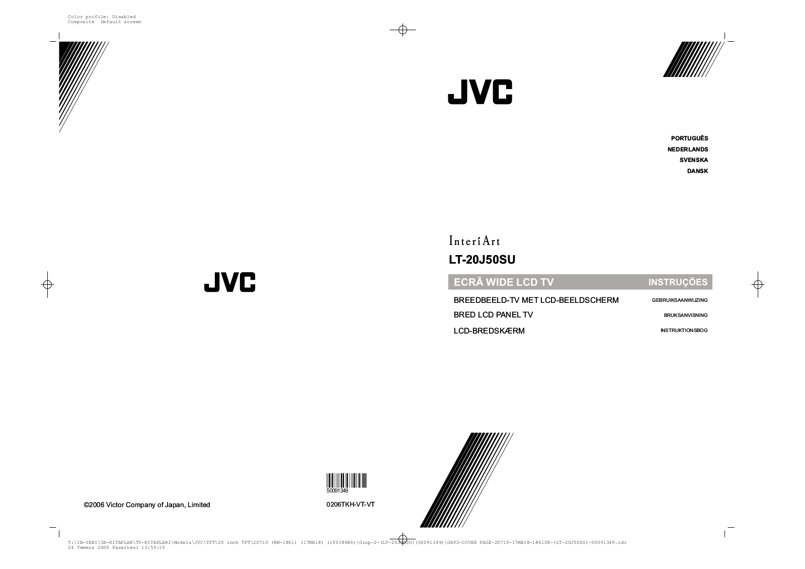 JVC LT-20J50SU Instruction Manual