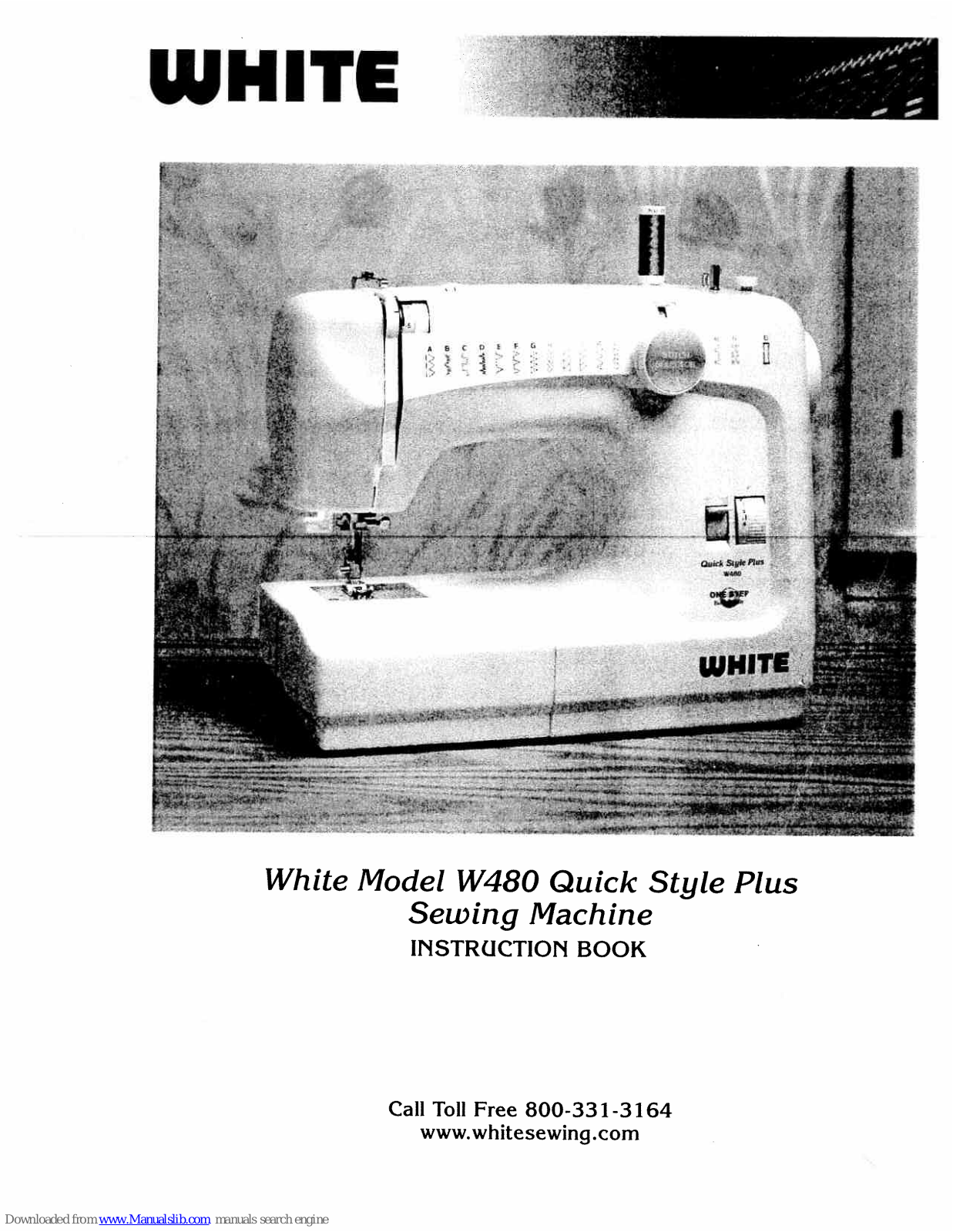 White Sewing W480 Instruction Book - ManualMachine.com