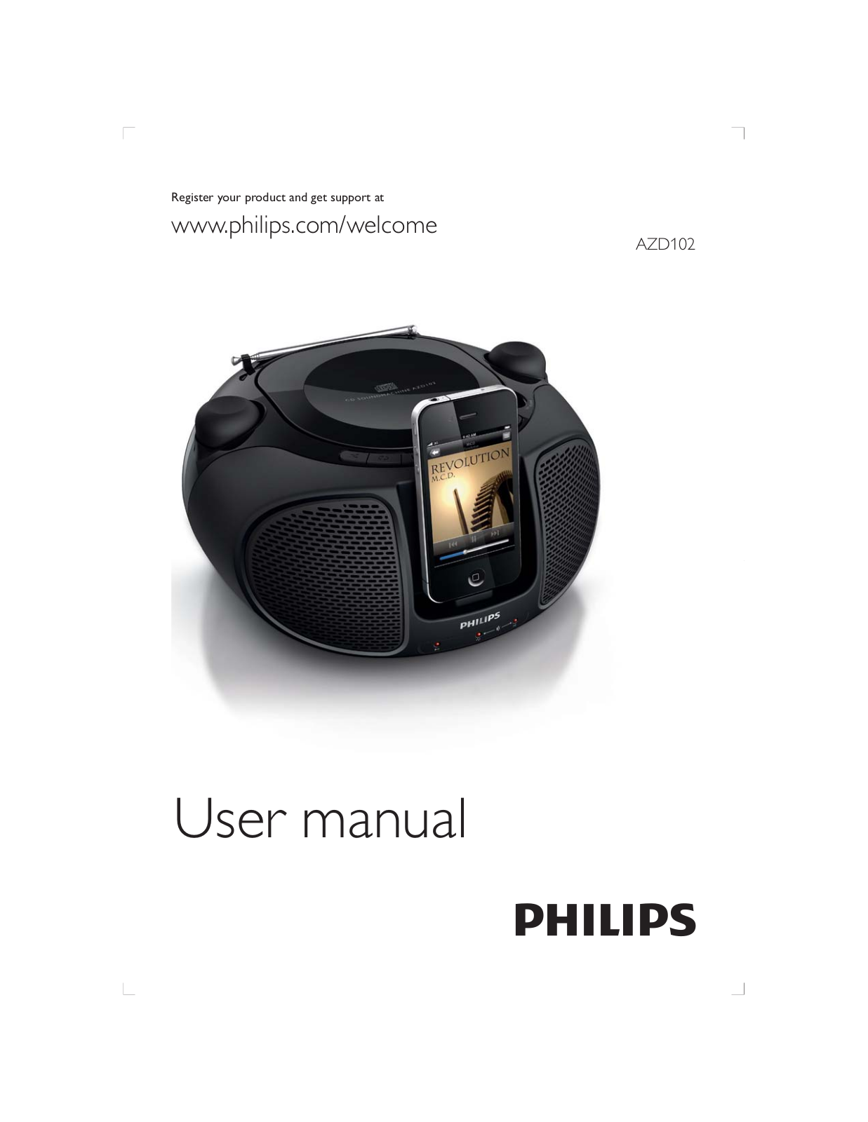 Philips AZD-102 Owners Manual