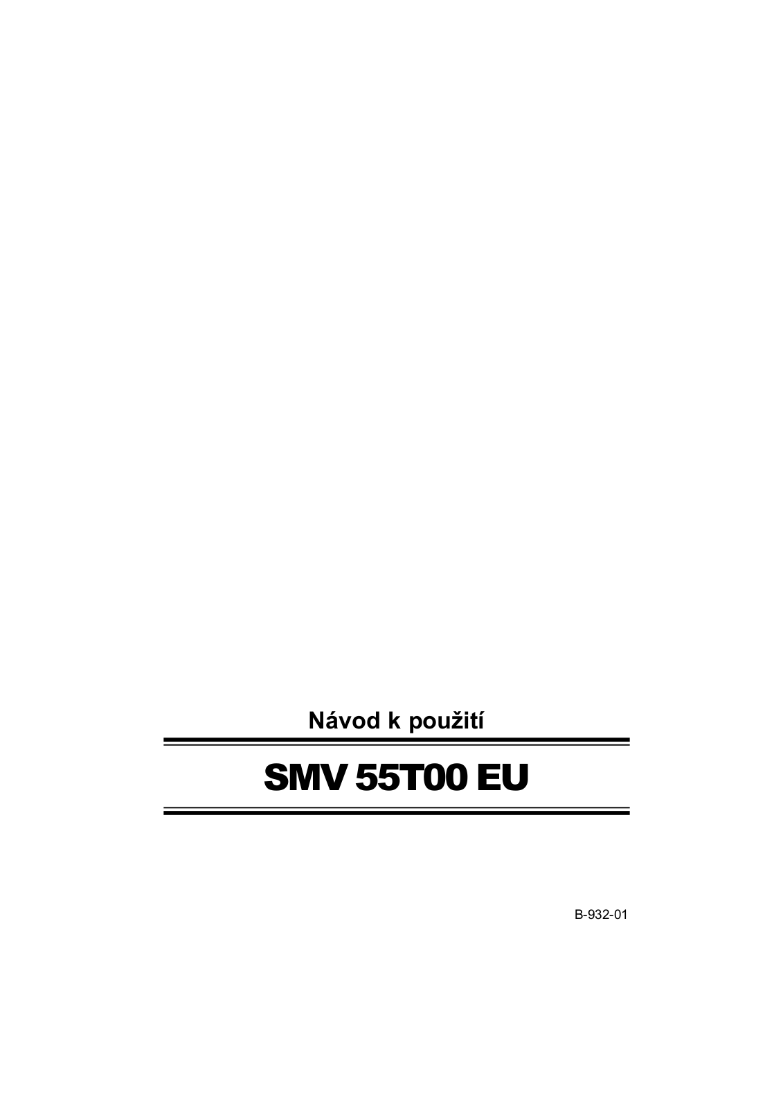 Bosch SMV55T00EU User Manual