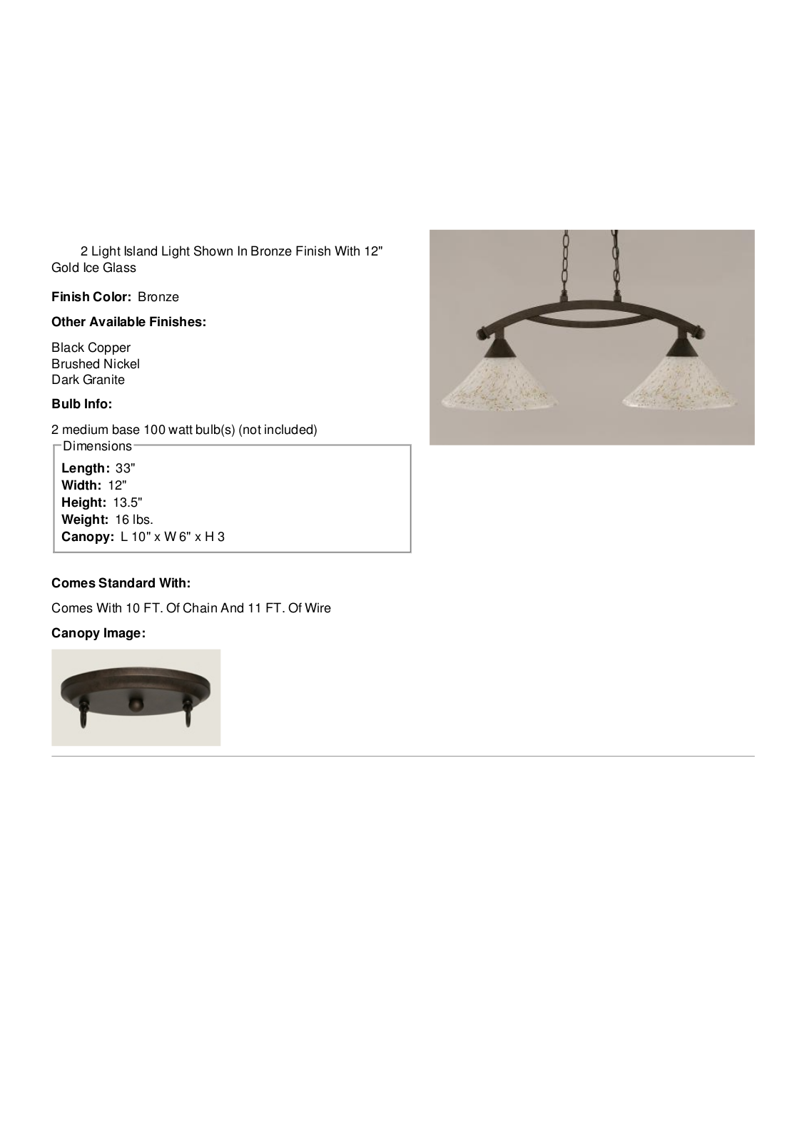 Fleur De Lis Living FDLL3588 Specifications - ManualMachine.com
