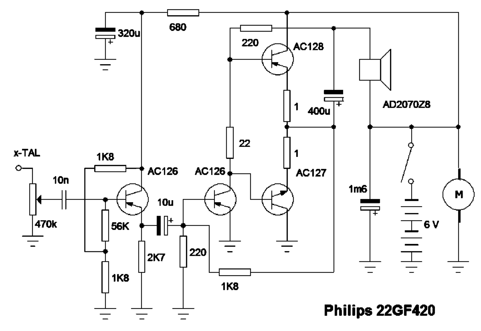 Philips 22-GF-420 Schematic - ManualMachine.com