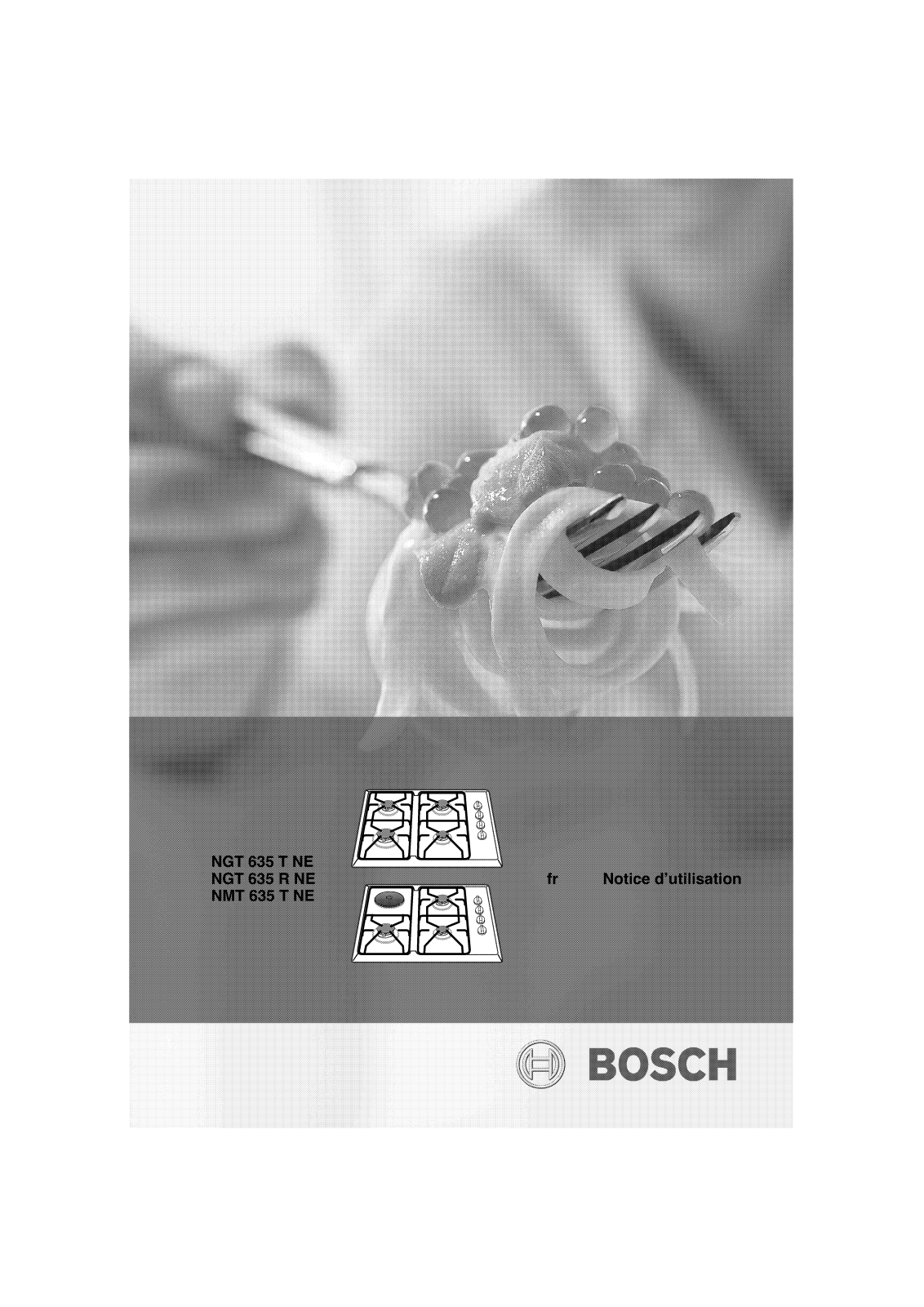 Bosch NGT635RNE User Manual