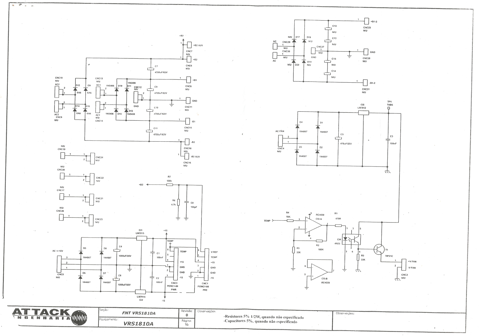 Attack VRS1810A Schematic