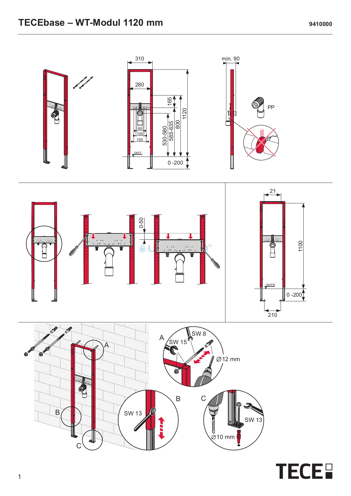 TECE 9410000 Installation instructions - ManualMachine.com