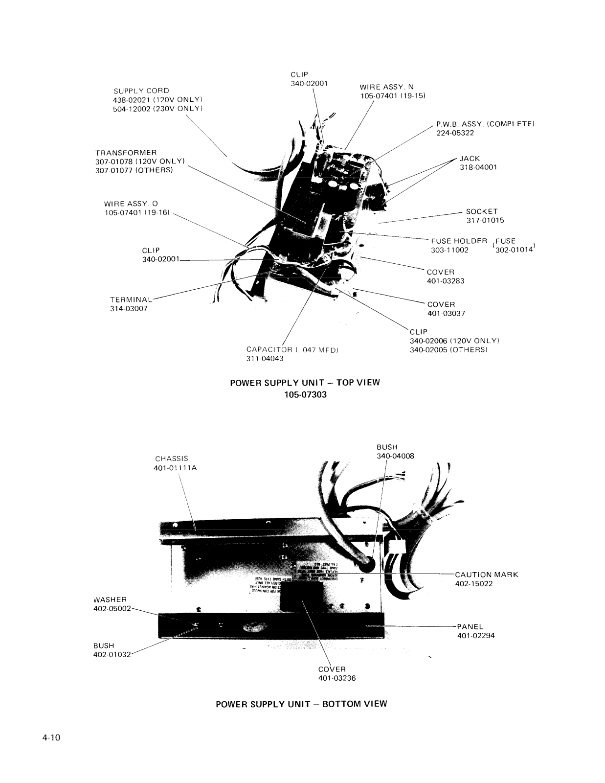 Hammond X5P04-10 User Manual