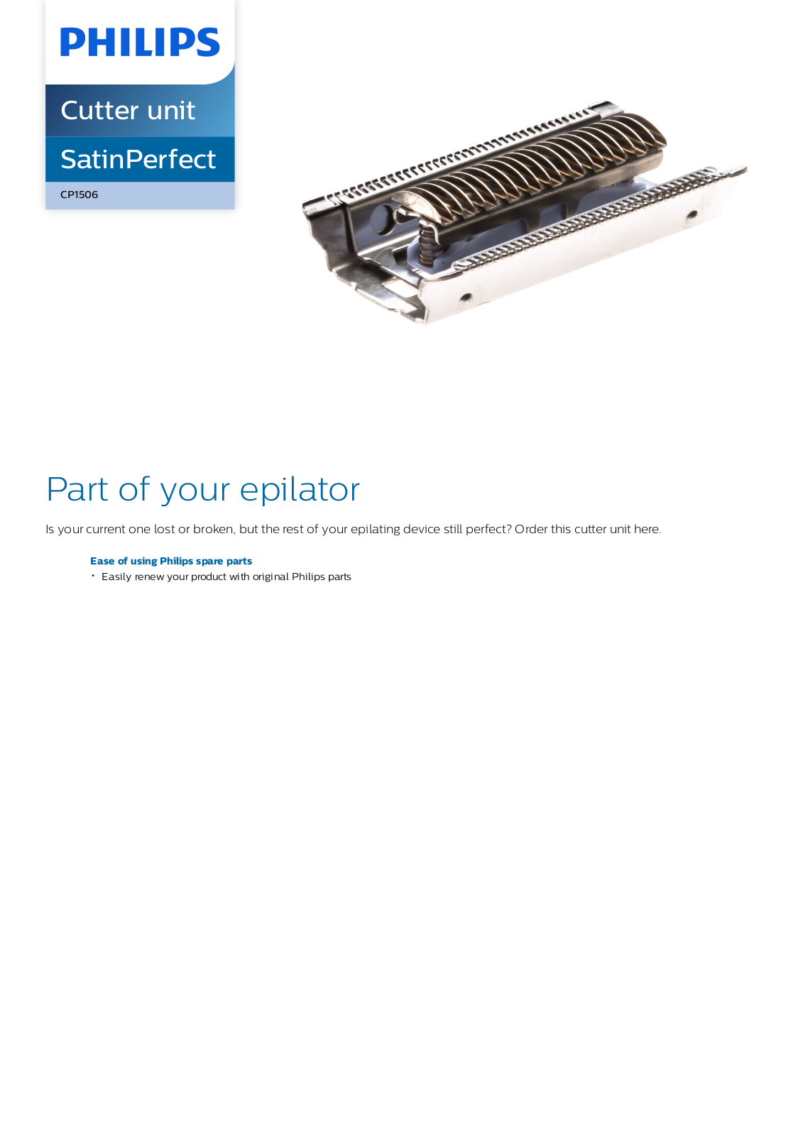 Philips CP1506/01 leaflet - ManualMachine.com
