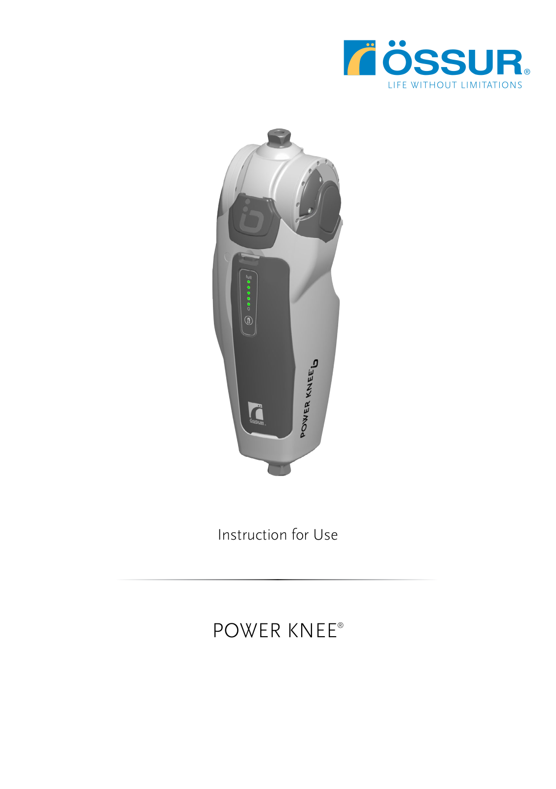 Össur Power Knee Instruction Manual