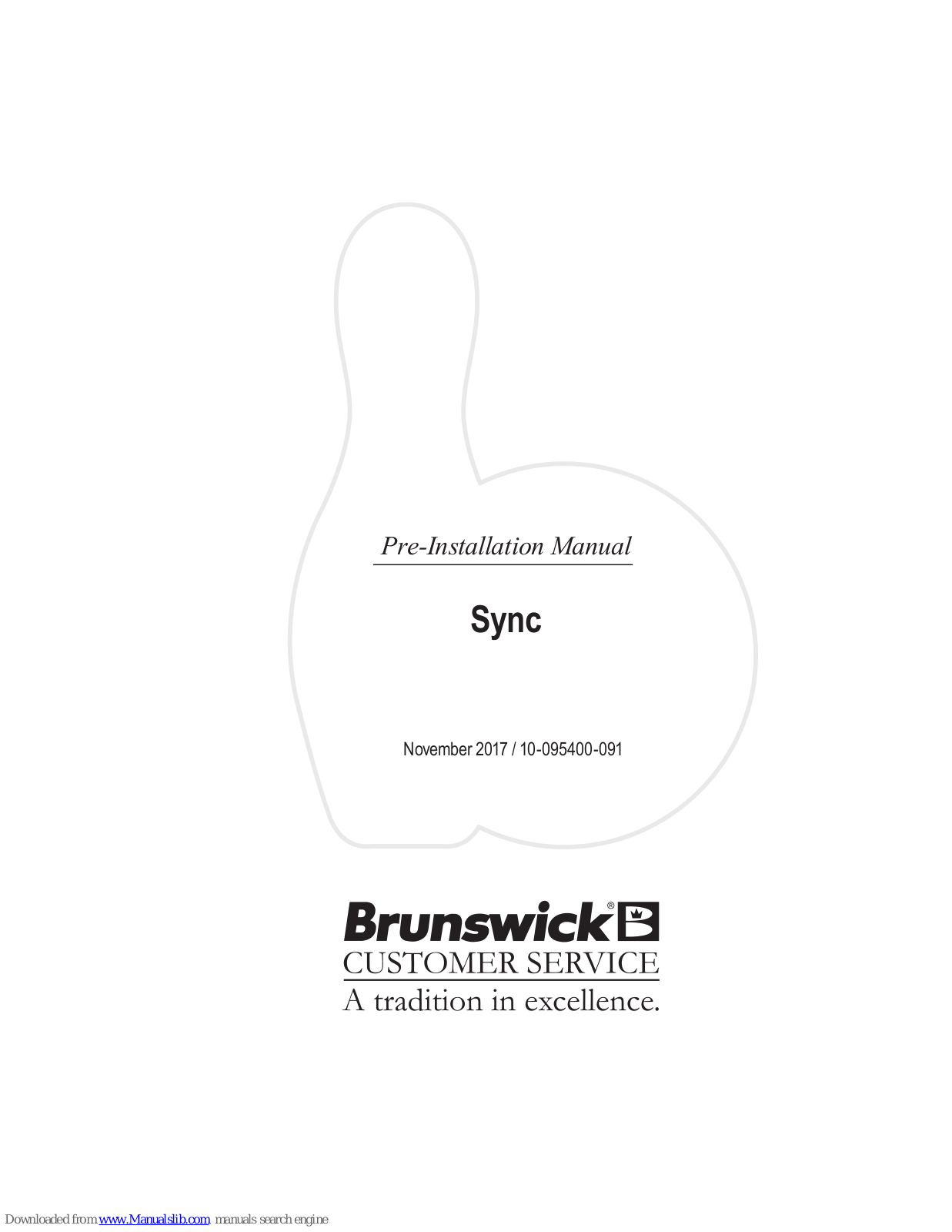 Brunswick Sync Preinstallation Manual - ManualMachine.com