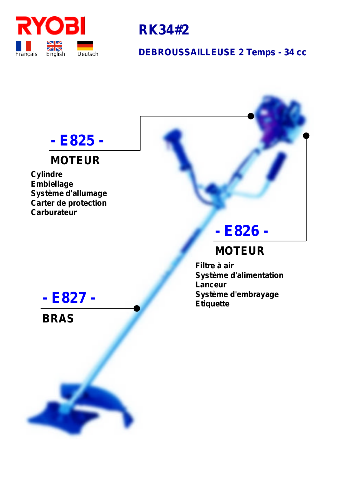 Ryobi RK34-2 User Manual