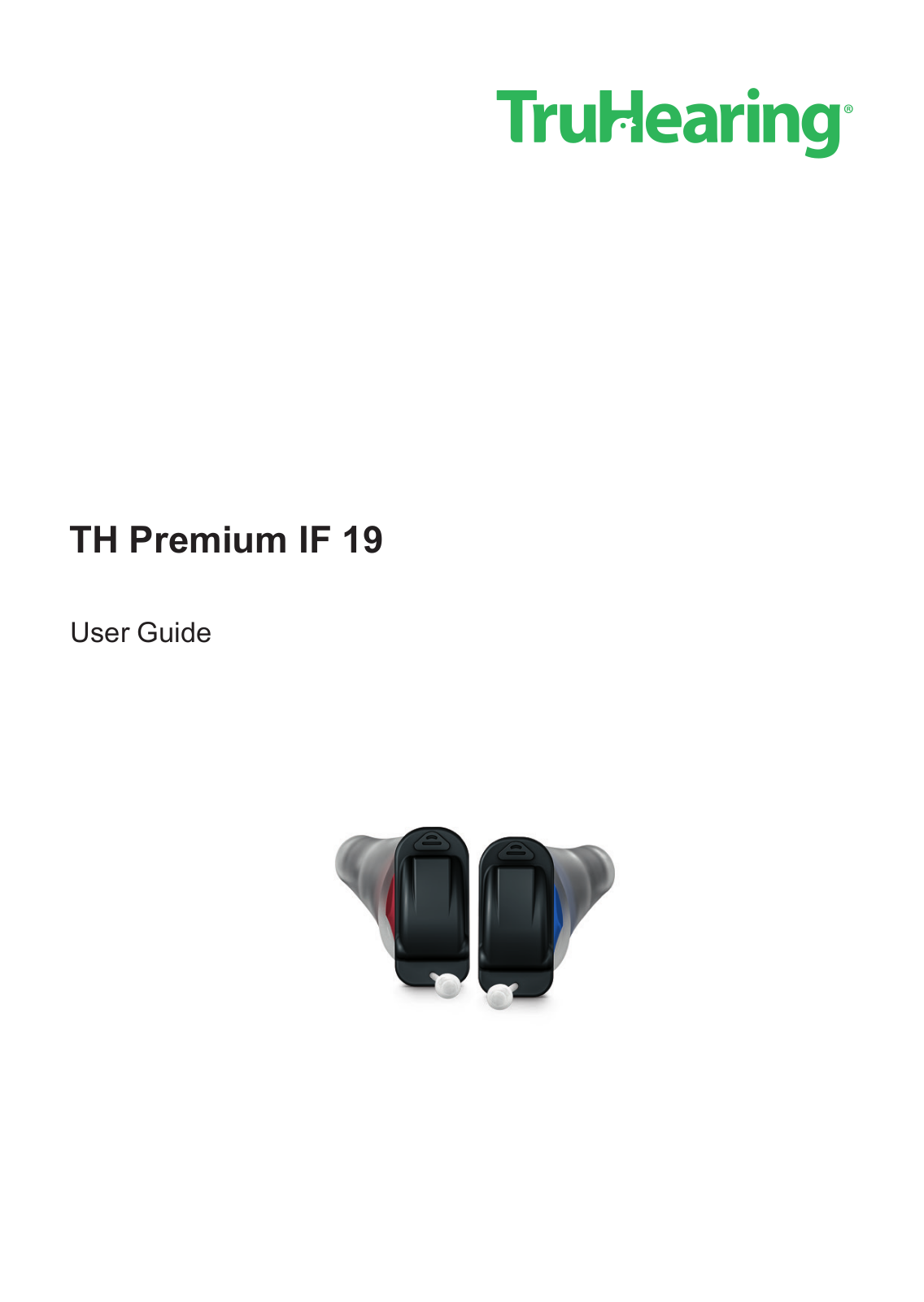 TruHearing TH Premium IF 19 User Manual