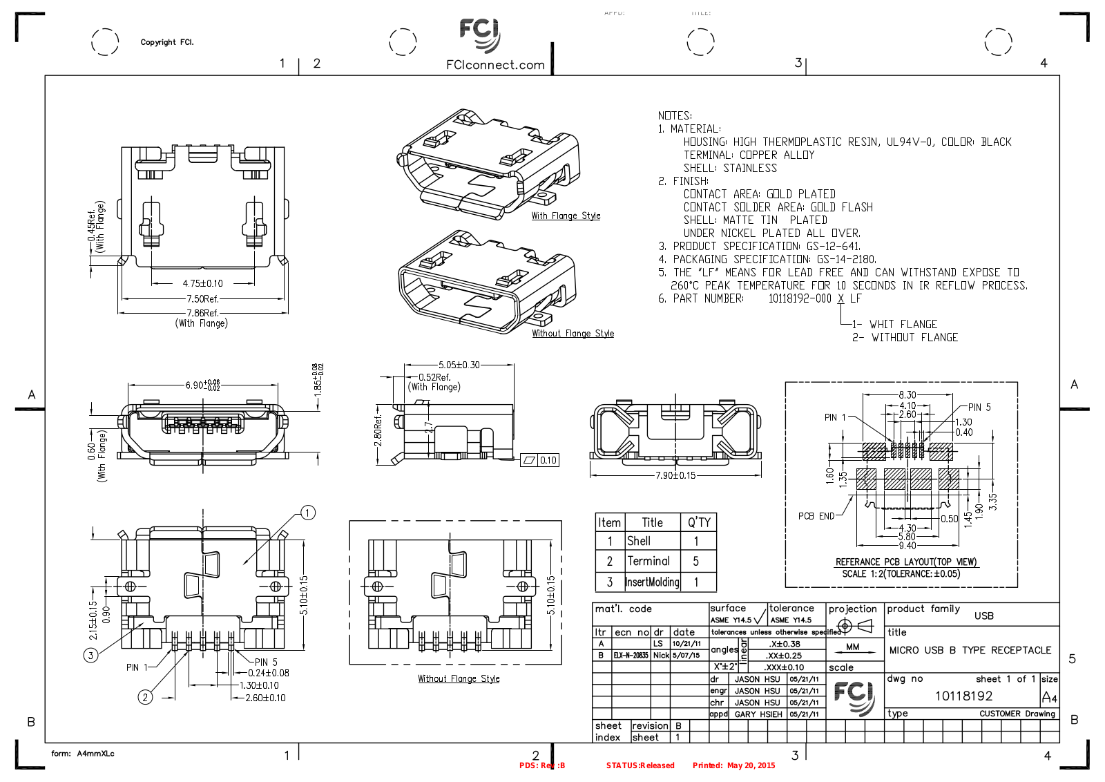 Datasheet 10118194 Specification - ManualMachine.com