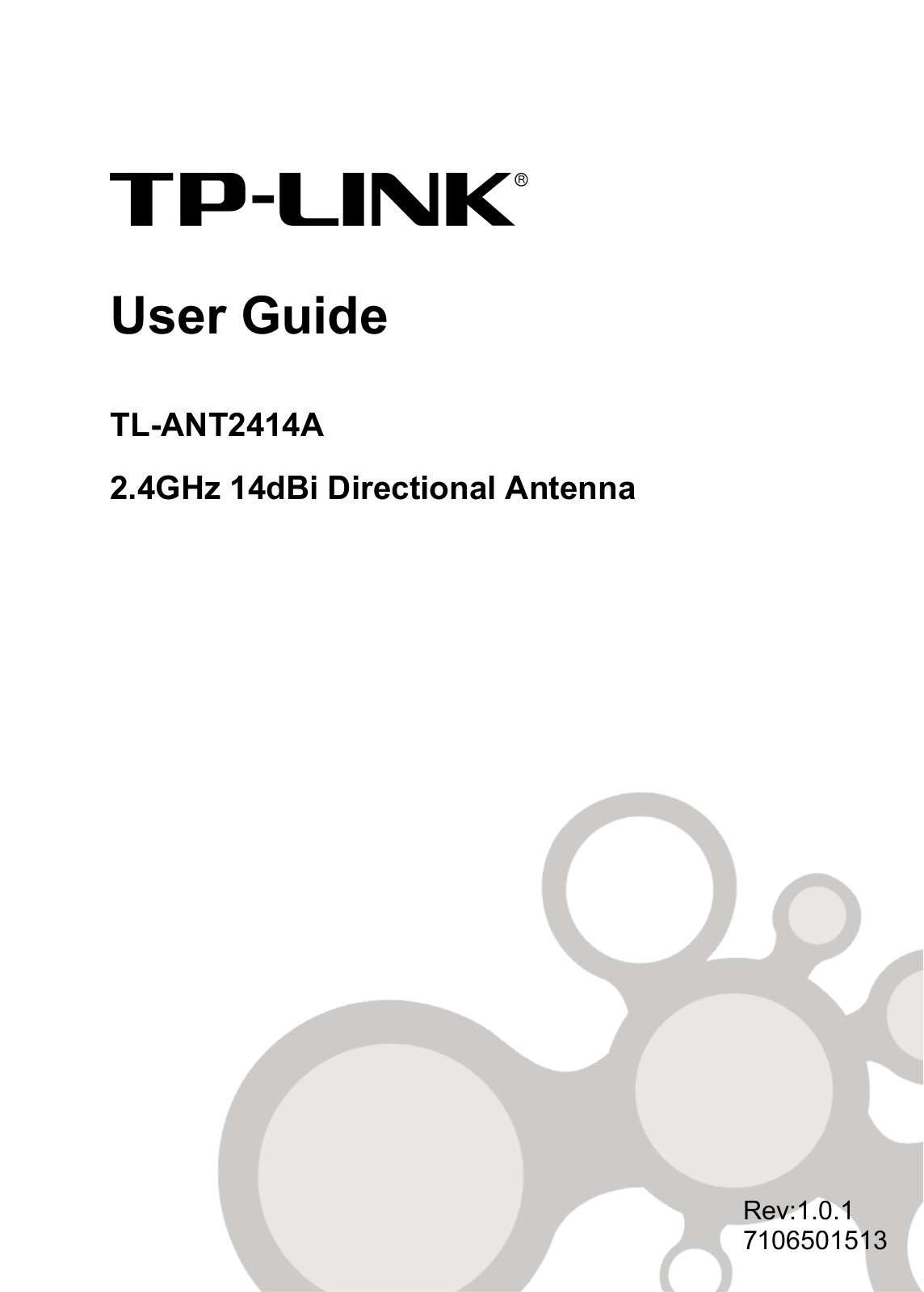 TP-Link TL-ANT2414A Quick Installation Guide