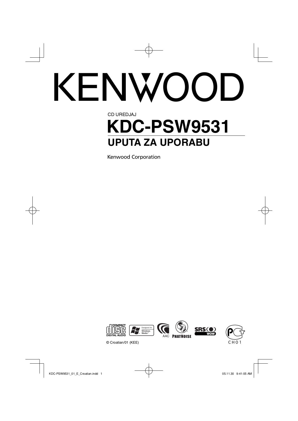 Kenwood KDC-PSW9531 User Manual