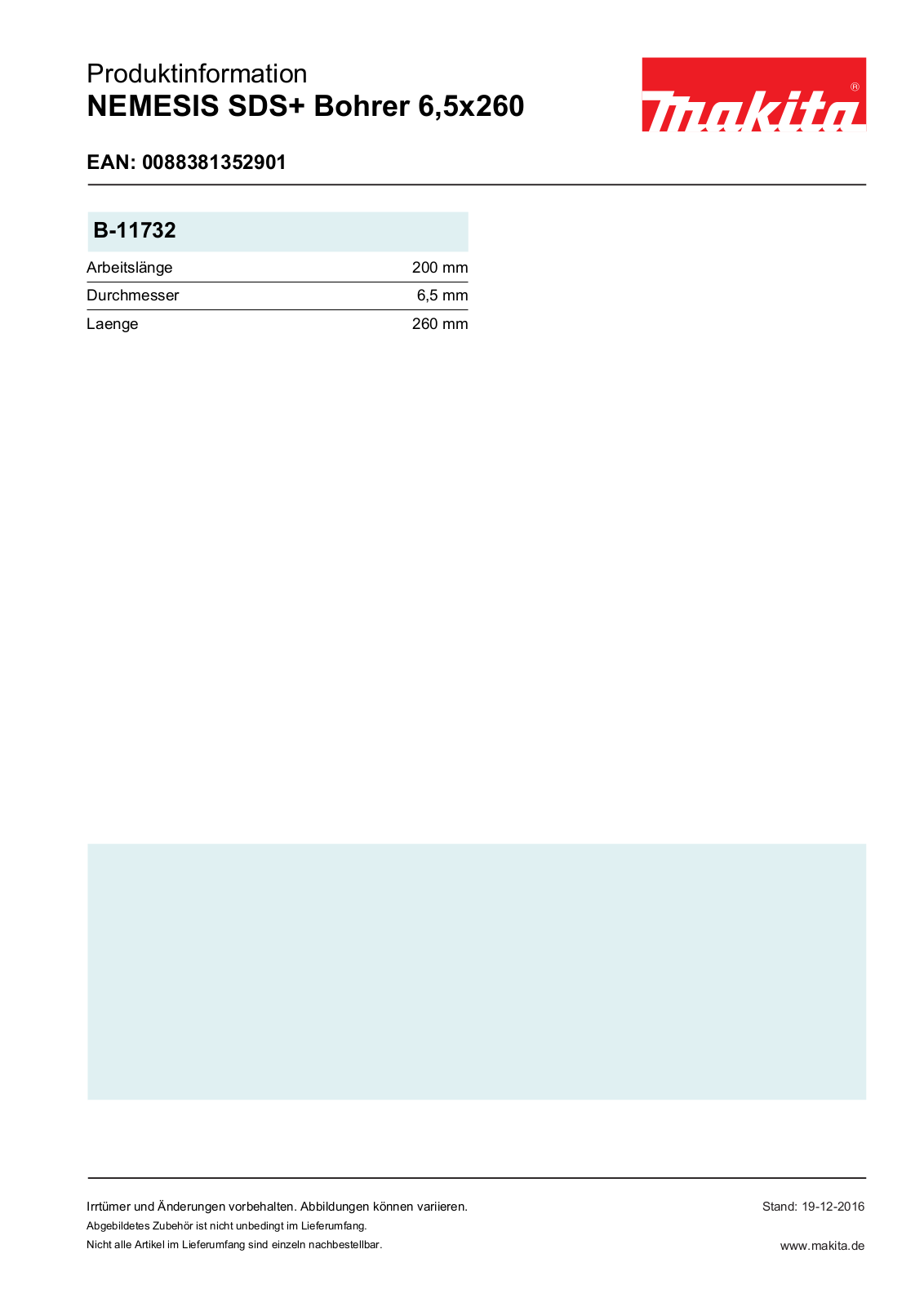 Makita B-11732 Service Manual