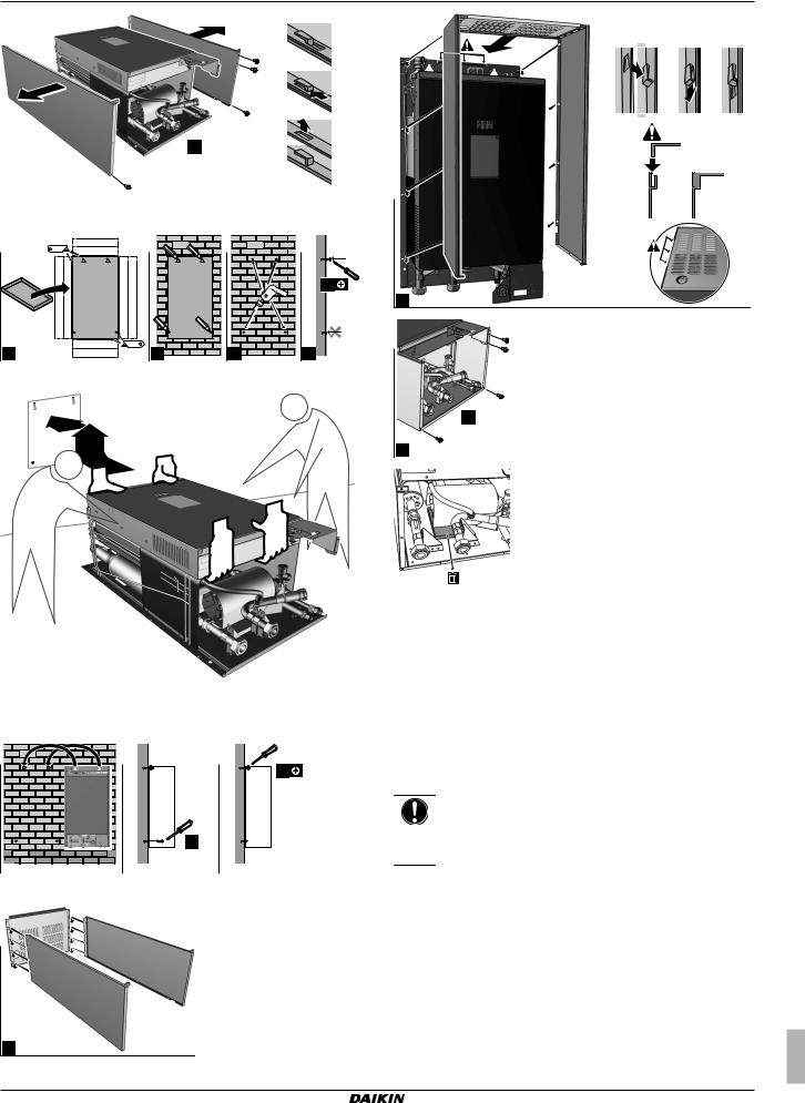 Daikin ERHQ011-014-016BA, ERLQ011-014-016CA, EHBH/X16CA Installation manuals