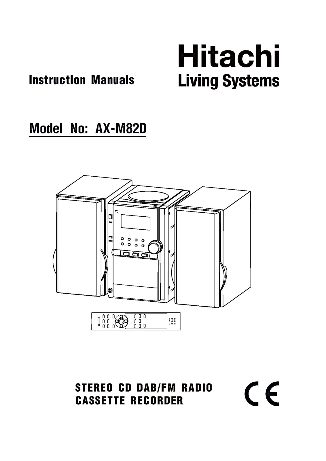 Hitachi AX-M82-D Owners Manual