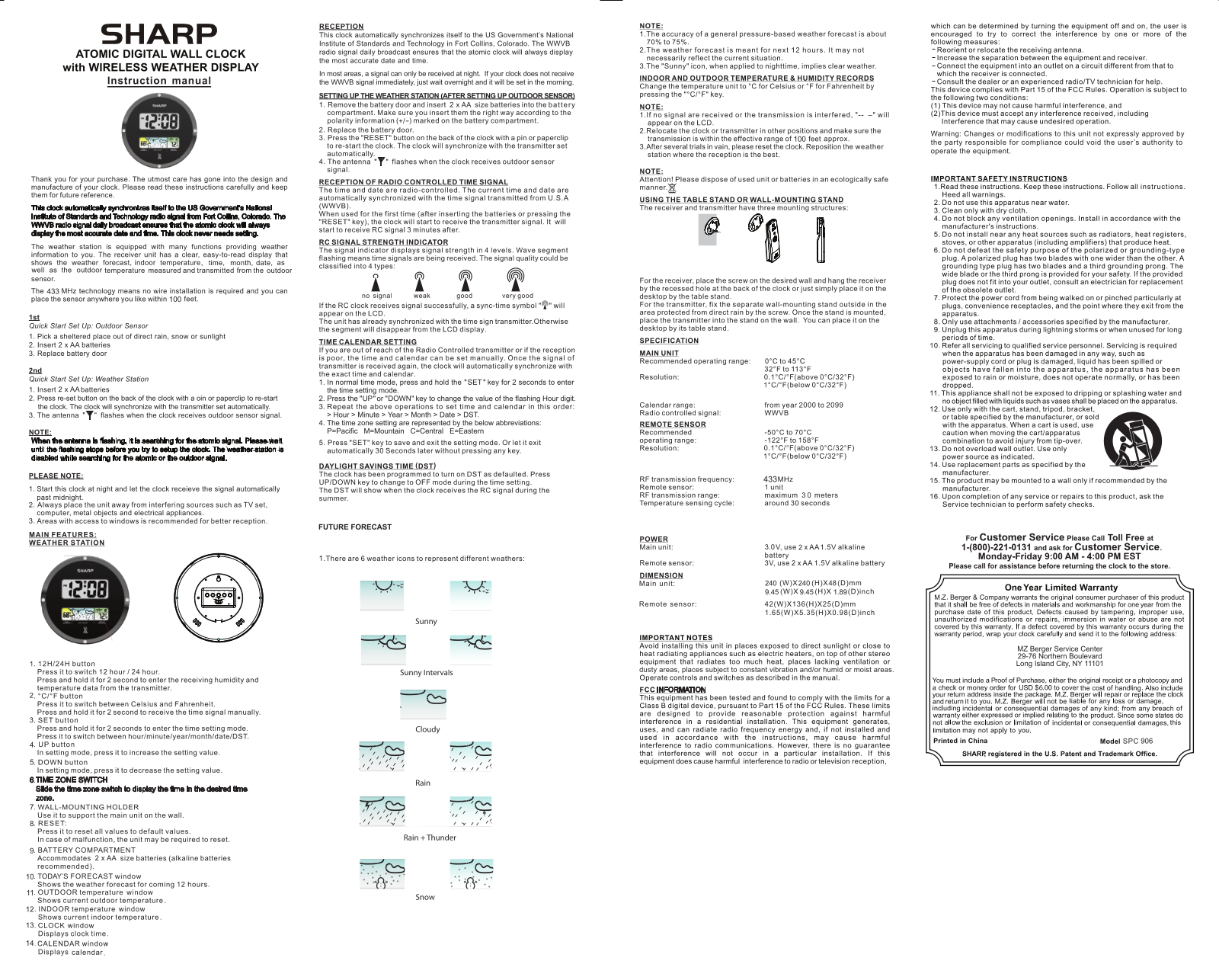 Great Power Innovation And Technology Enterprise SPC906 User Manual