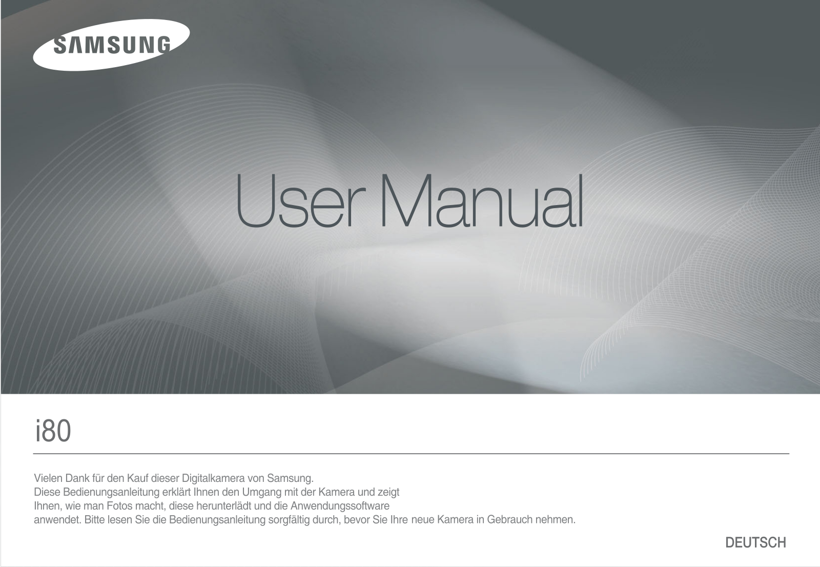 Samsung I80 User Manual