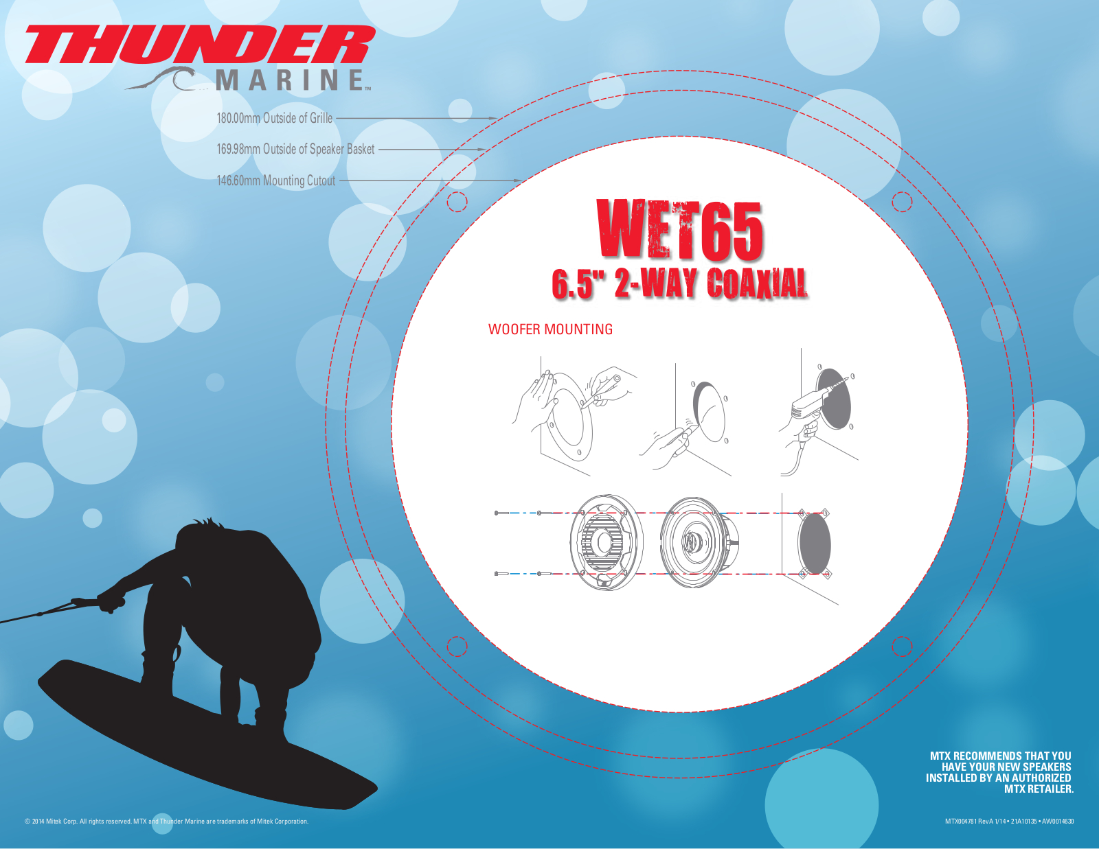 MTX Audio WET65-W User Manual