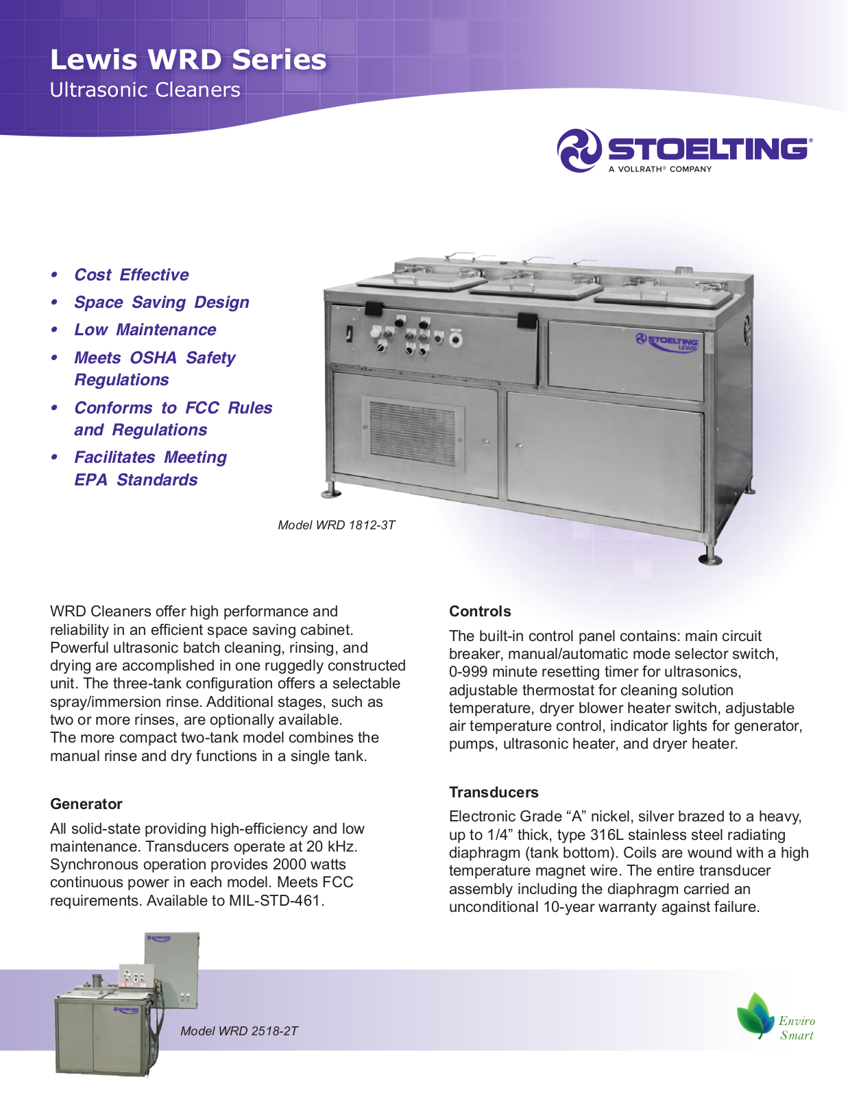 Stoelting WRD1812-3T User Manual