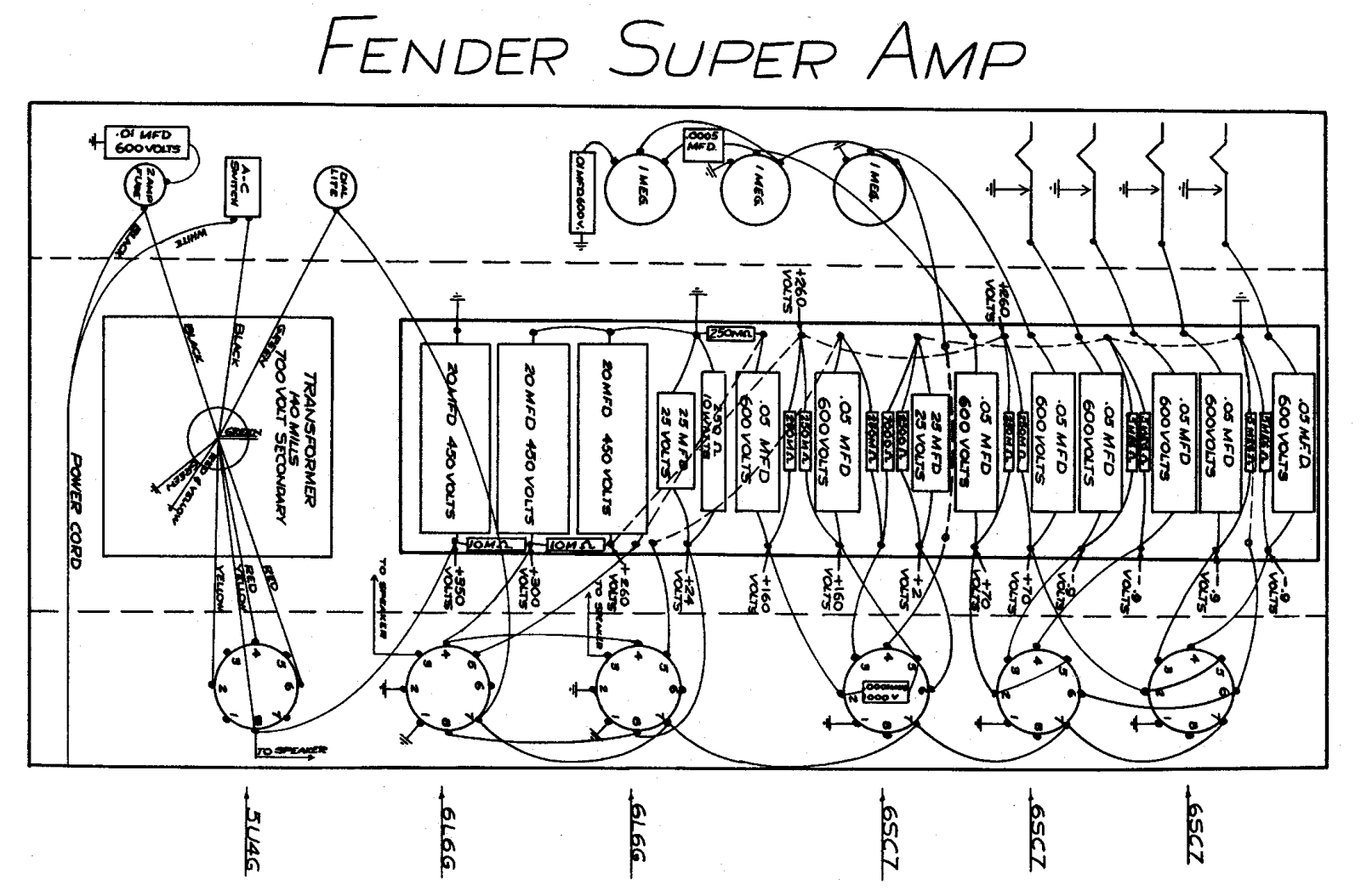 Fender 5b4 schematic