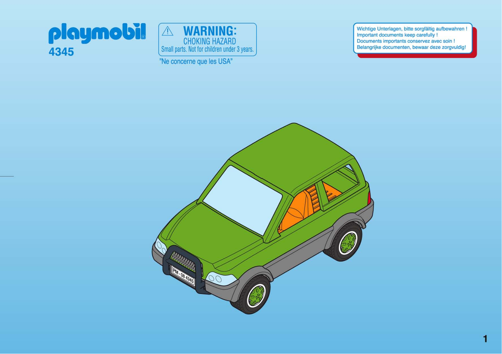 Playmobil 4345 Instructions