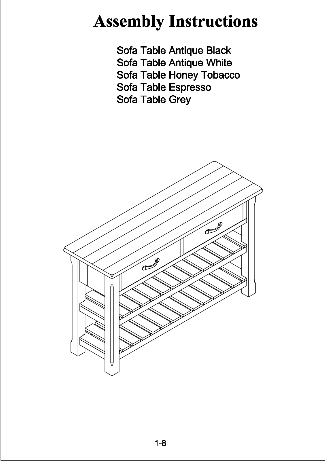 Red Barrel Studio W004994381 Assembly Instructions - ManualMachine.com