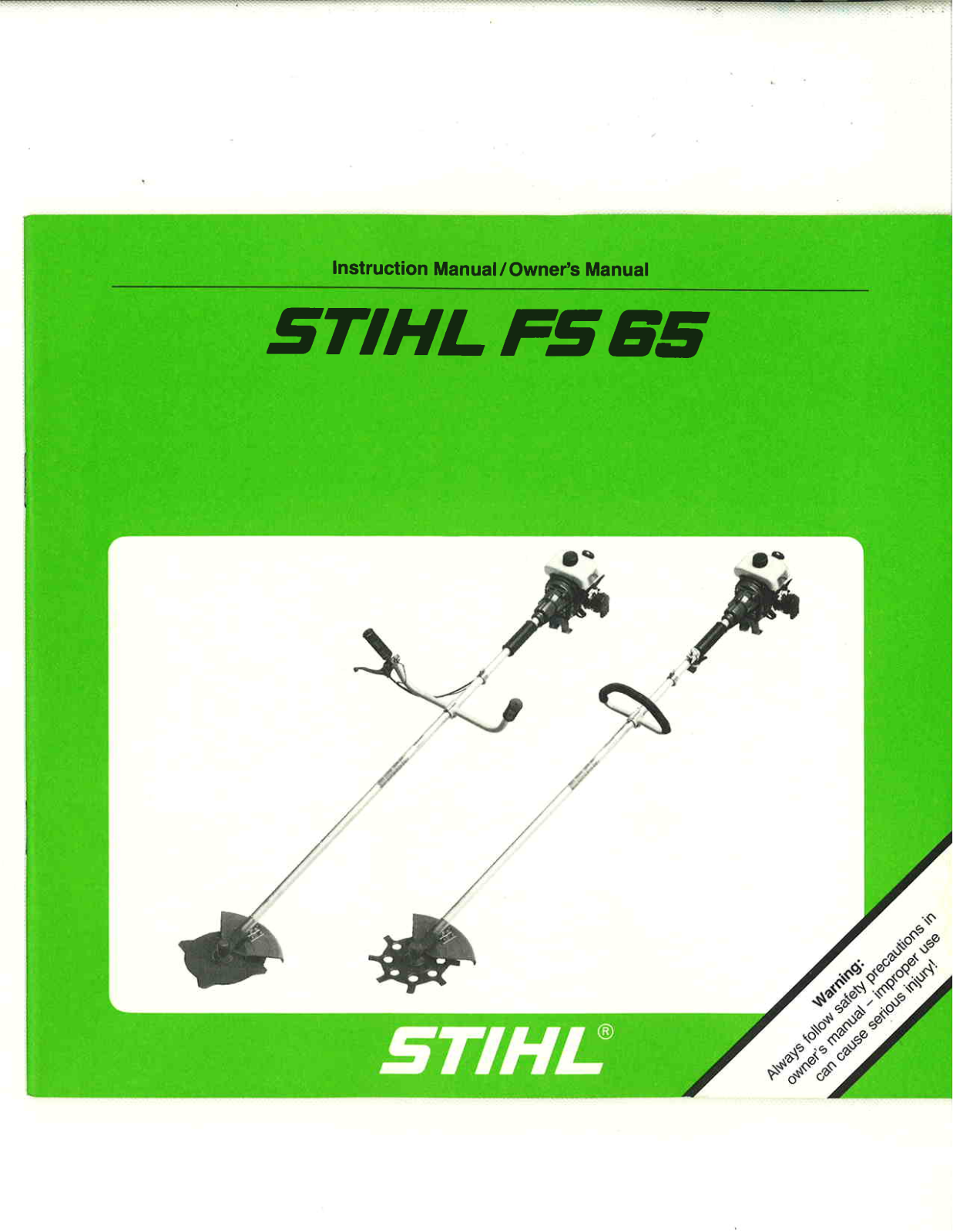 STIHL FS 65 Owner's Manual