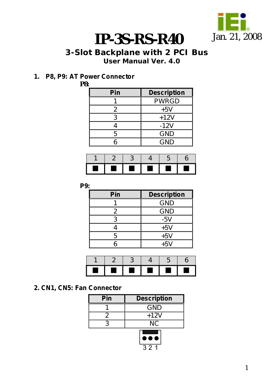 IEI Integration IP-3S-RS User Manual