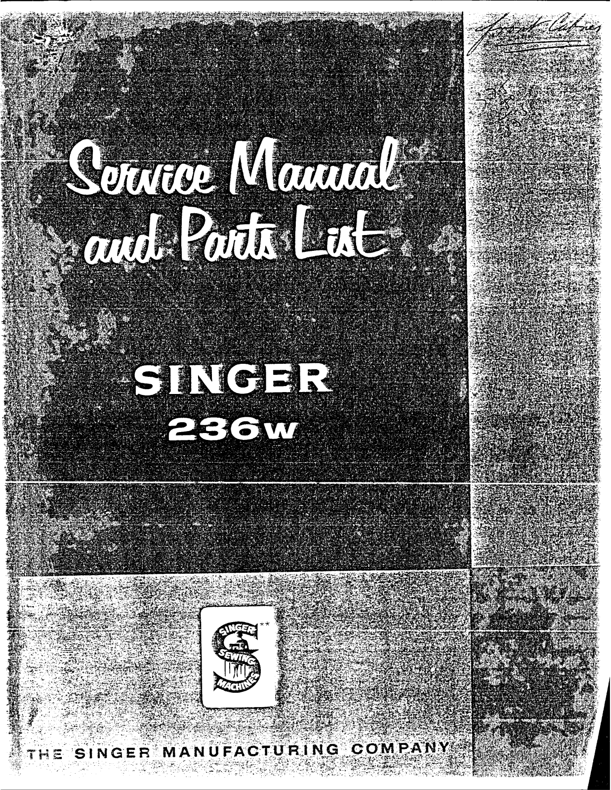 Singer 236W User Manual