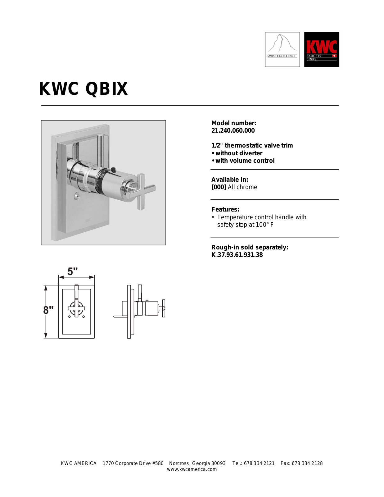 KWC 21.240.060.000 User Manual