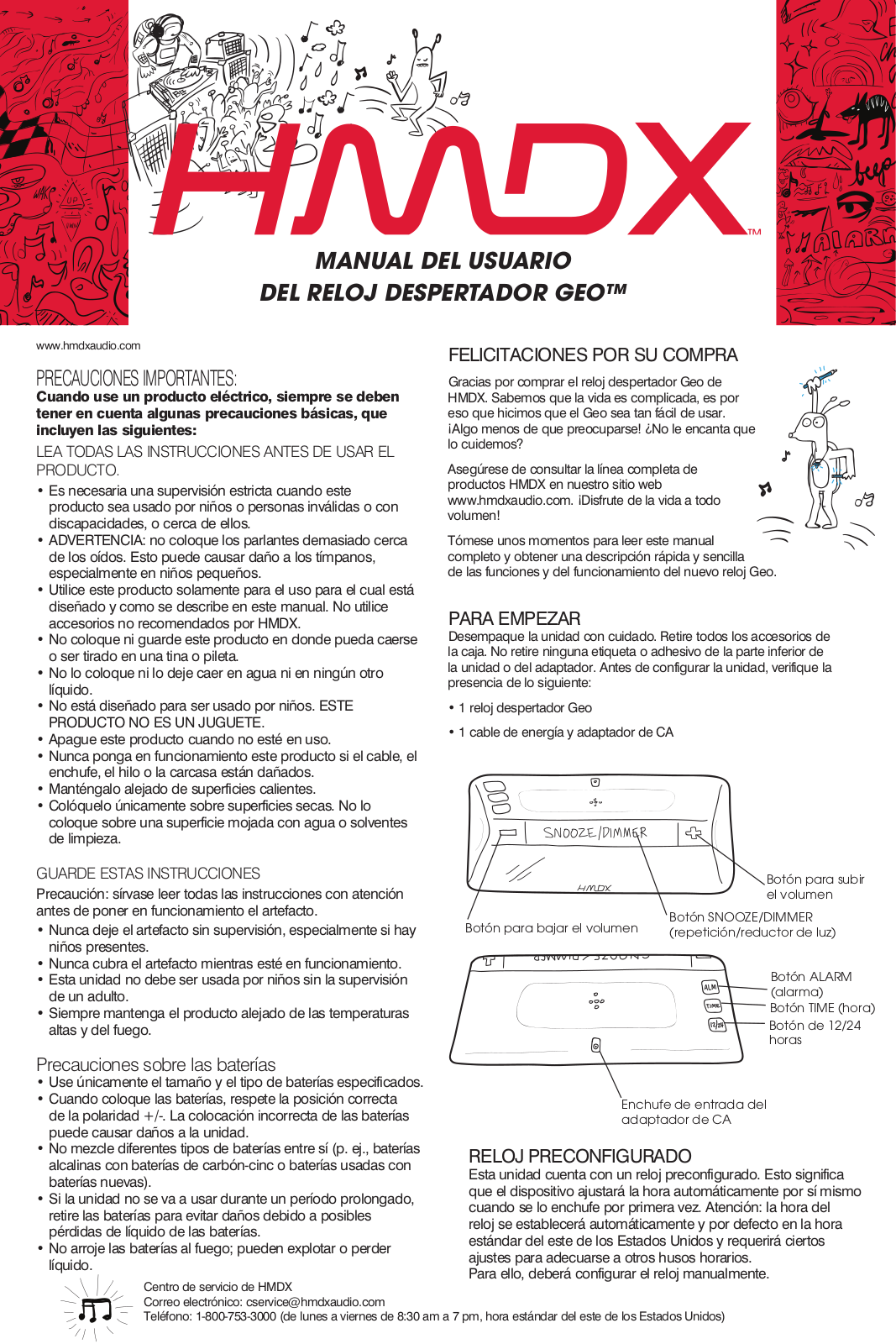 HMDX HX-B070 Instruction Manual