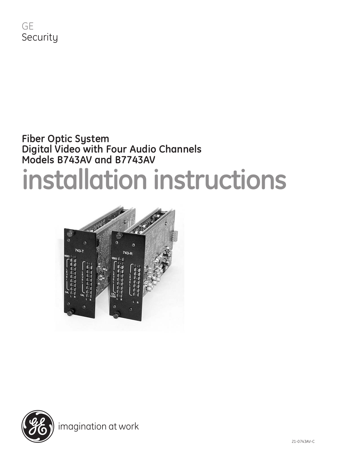 Interlogix B7743AV User Manual