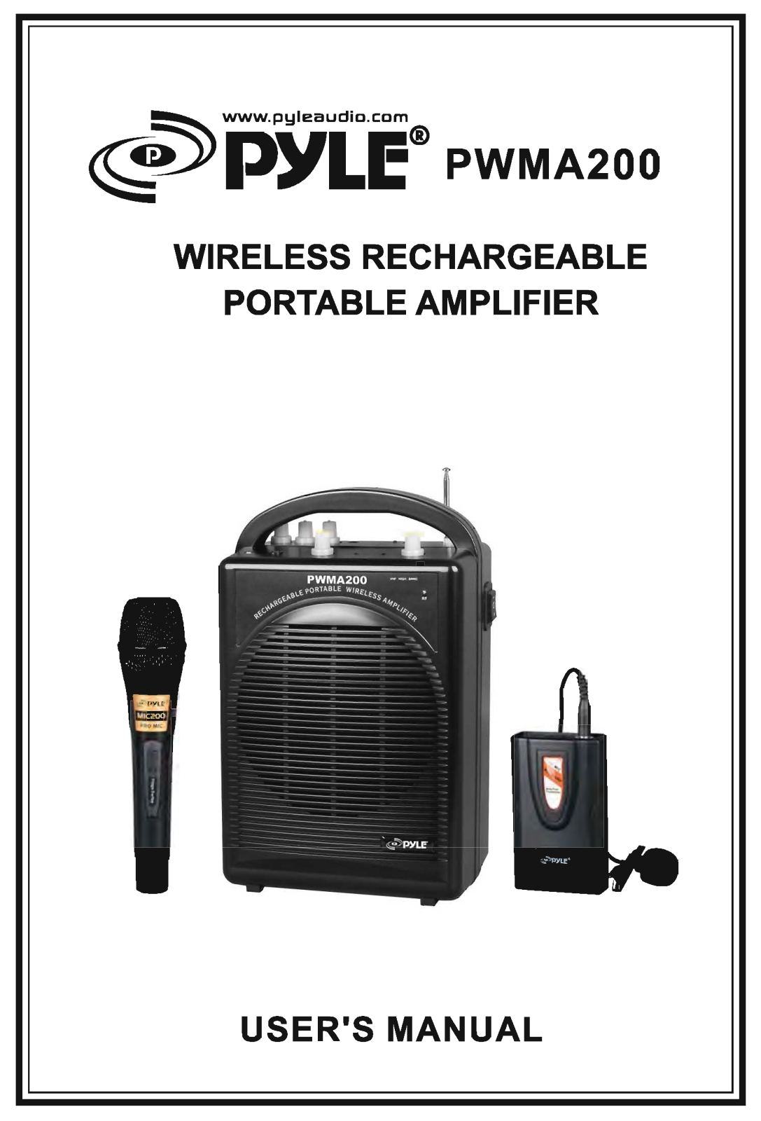 PYLE Audio PWMA200 User Manual - ManualMachine.com