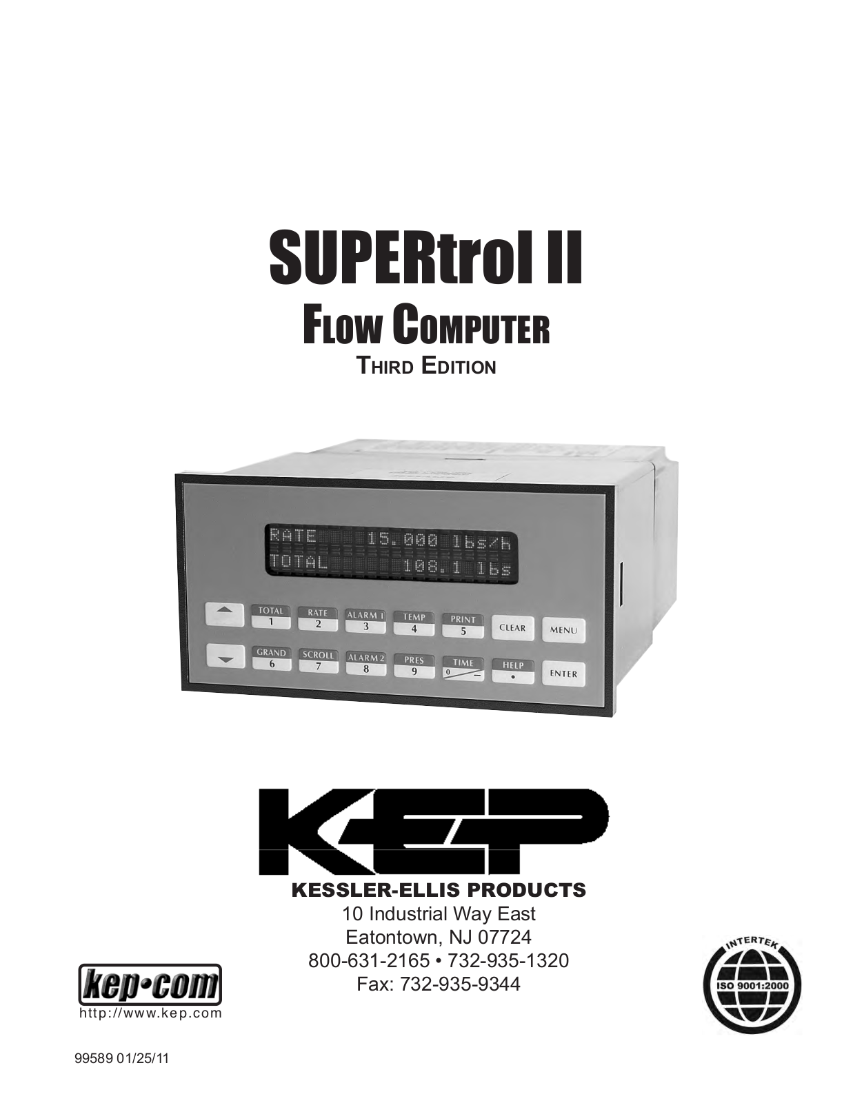 KEP SUPERtrol-II Operating Manual