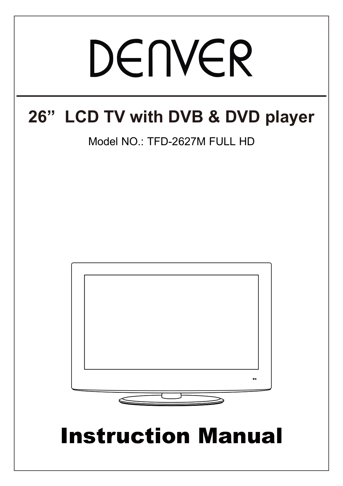 Denver TFD-2627M DVBT User Manual