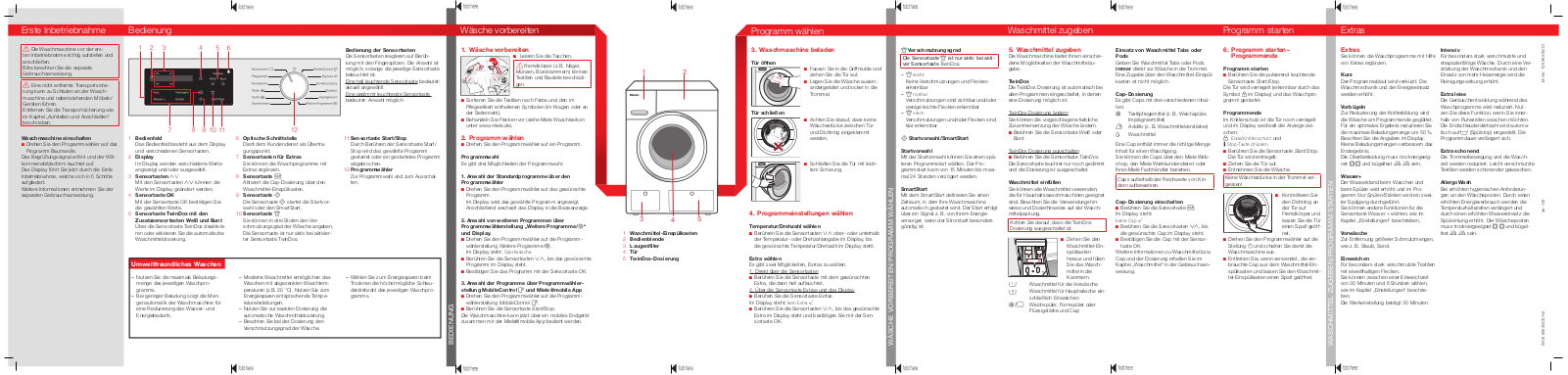 Miele WCE 660 WPS Quick user guide