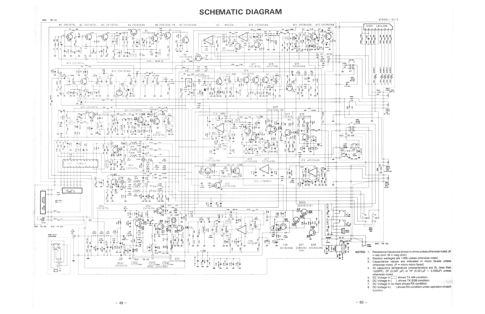 Realistic trc465 Schematic