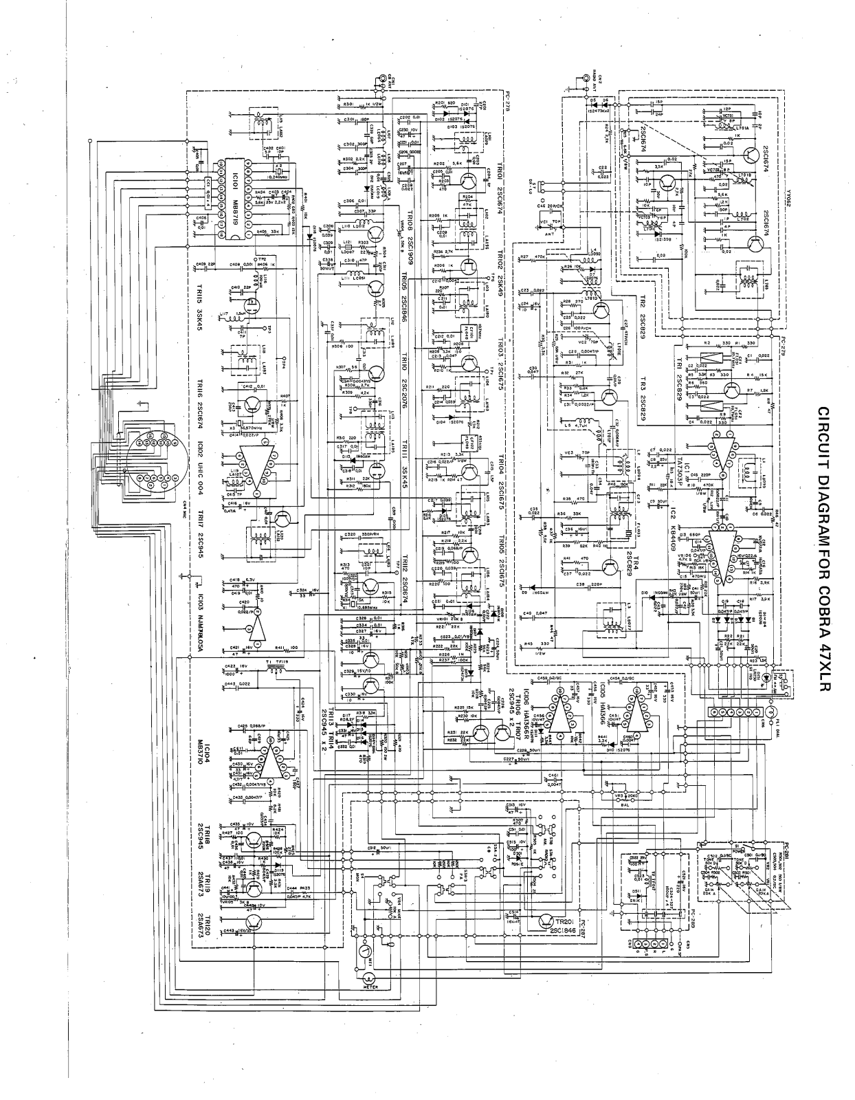 Cobra 47XLR User Manual